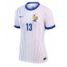 Camisa de Futebol França Kante #13 Equipamento Secundário Mulheres Europeu 2024 Manga Curta